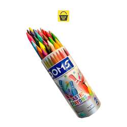 DOMS Plastic Crayons 28 Shades